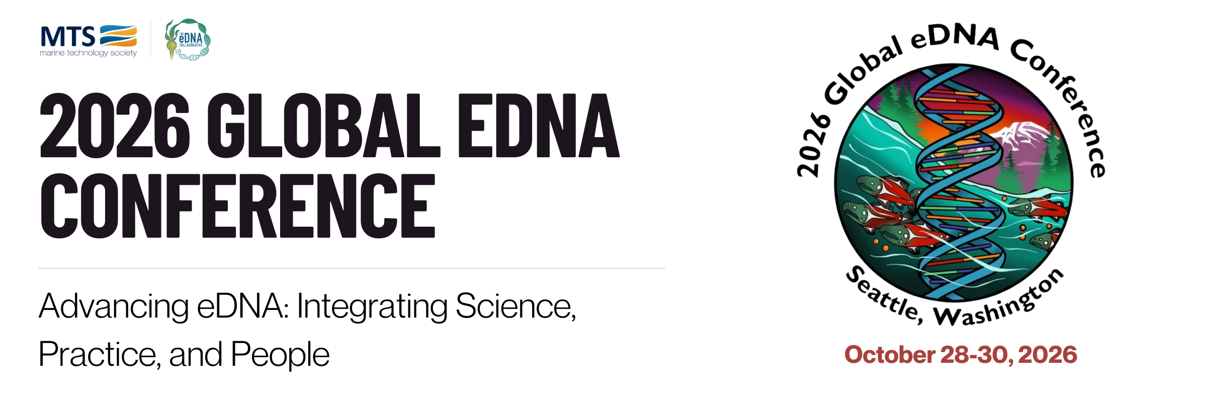 eDNA Conference Header Image with logo
